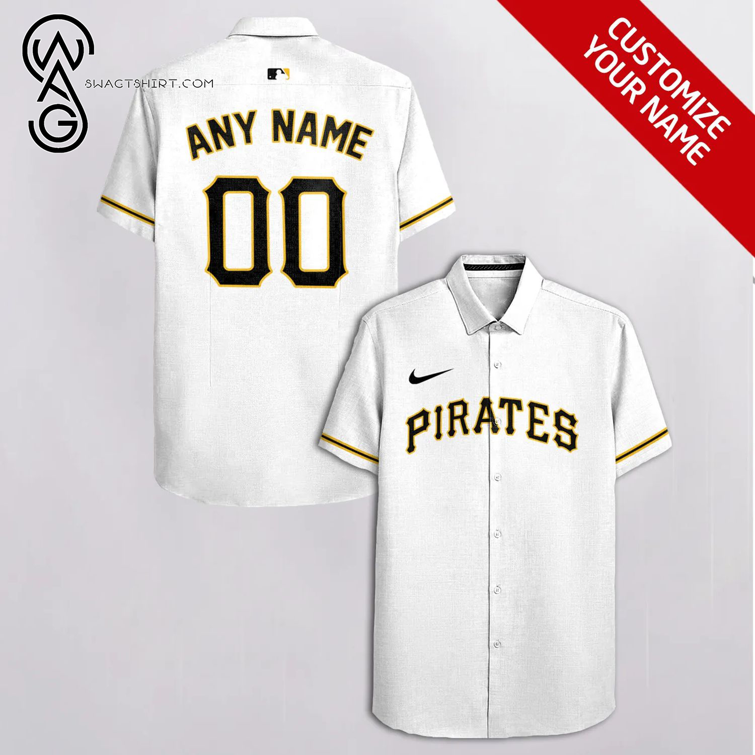 [Top Trending] MLB Pittsburgh Pirates Full Printing Personalized Hawaiian Shirt